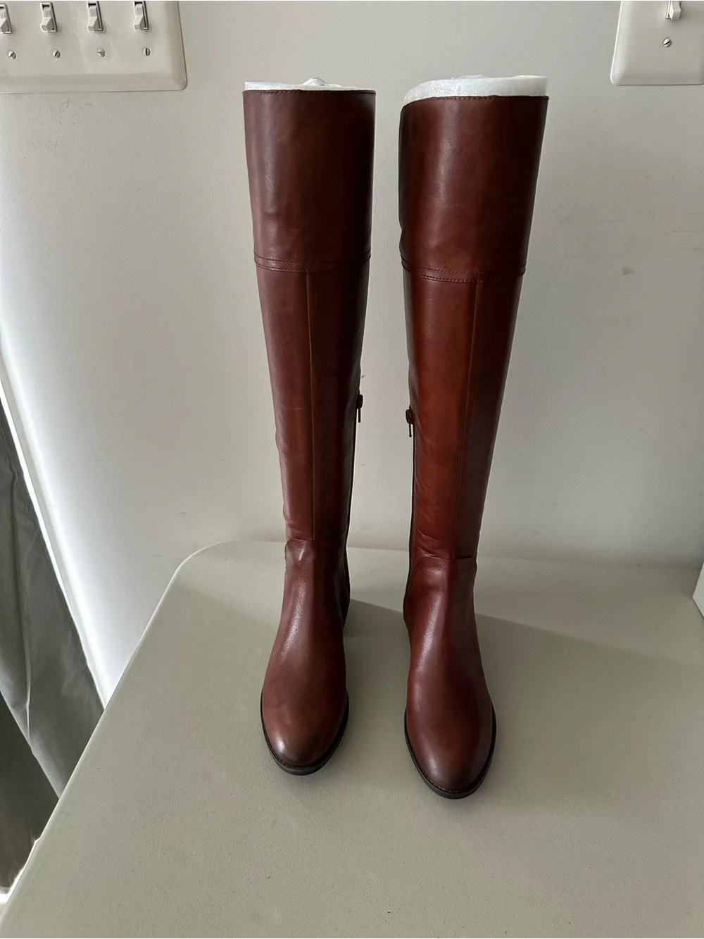 NIB Vince Camuto PEDRA Over the Knee Boots GINGERBREAD OTK 6.5M